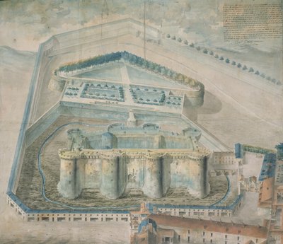 Veduta della Bastiglia da Pierre Francois Palloy